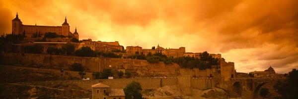 Toledo, Spain: Alcazar de Toledo At Dusk, Toledo, Spain by Panoramic Images