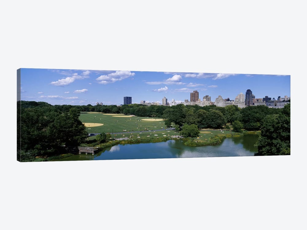 Great LawnCentral Park, Manhattan, NYC, New York City, New York State, USA by Panoramic Images 1-piece Canvas Print