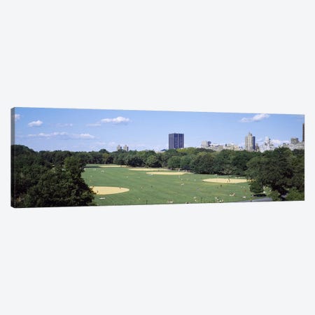 High angle view of the Great LawnCentral Park, Manhattan, New York City, New York State, USA Canvas Print #PIM3593} by Panoramic Images Canvas Artwork