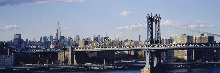 Bridge over a river Manhattan Bridge, Manhattan, New York City, New York State, USA