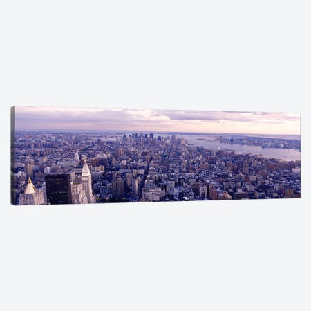 Aerial View From Top Of Empire State Building, Manhattan, NYC, New York City, New York State, USA Canvas Print #PIM3602} by Panoramic Images Canvas Art