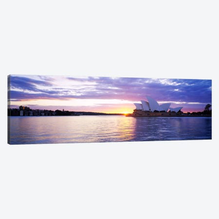 Sydney Opera House At Sunrise, Sydney, New South Wales, Australia Canvas Print #PIM360} by Panoramic Images Art Print
