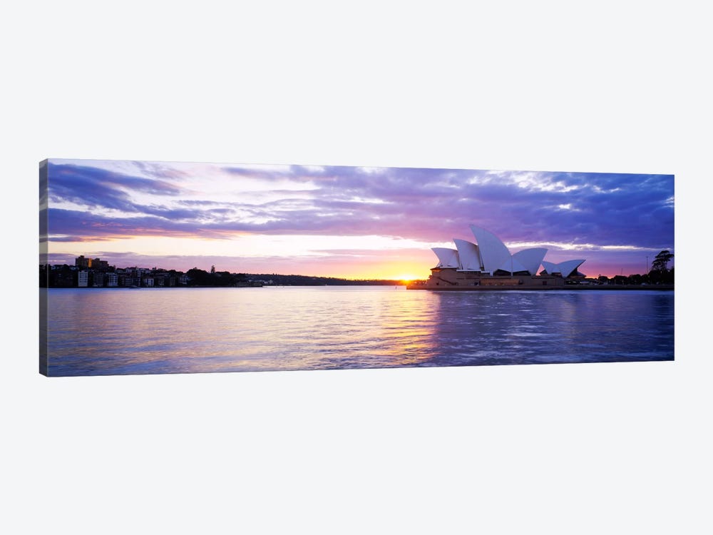 Sydney Opera House At Sunrise, Sydney, New South Wales, Australia by Panoramic Images 1-piece Canvas Artwork