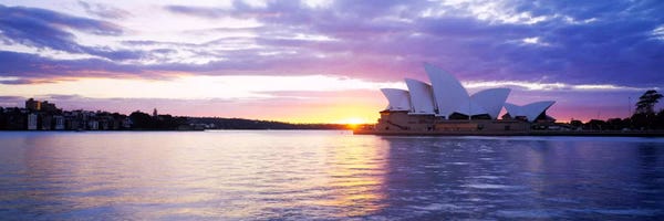 Australia: Sydney Opera House At Sunrise, Sydney, New South Wales, Australia by Panoramic Images