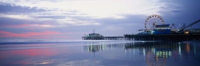 Santa Monica Pier, Santa Monica, Los Angeles County, California, USA by Panoramic Images canvas print