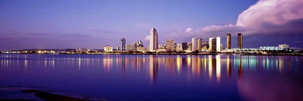 San Diego: USA, California, San Diego, Financial district by Panoramic Images