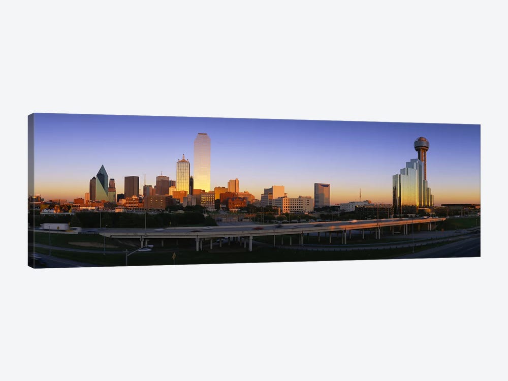 Skyscrapers In A City, Dallas, Texas, USA by Panoramic Images 1-piece Canvas Art Print