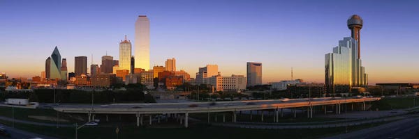 Dallas Skylines: Skyscrapers In A City, Dallas, Texas, USA by Panoramic Images
