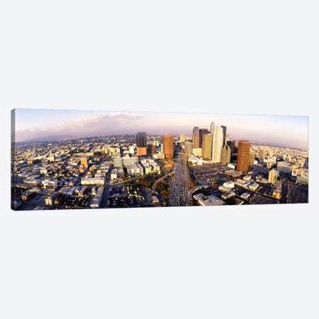 USA, California, Los Angeles, Financial District Canvas Print #PIM3618} by Panoramic Images Canvas Art Print