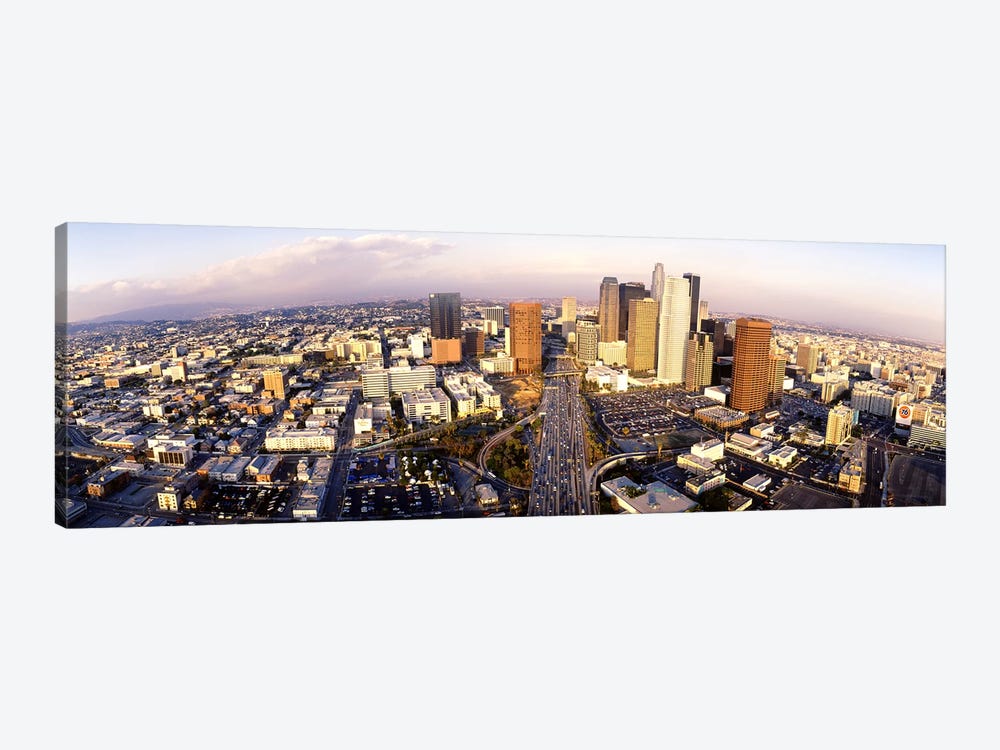 USA, California, Los Angeles, Financial District by Panoramic Images 1-piece Canvas Art Print