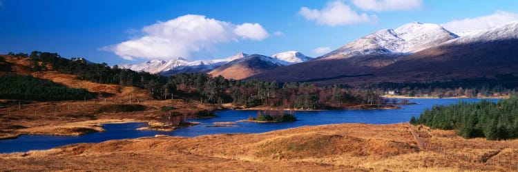 Mountainside Landscape Featuring Loch Tulla, Argyll and Bute, Scotland, United Kingdom