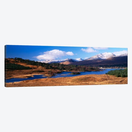 Mountainside Landscape Featuring Loch Tulla, Argyll and Bute, Scotland, United Kingdom Canvas Print #PIM361} by Panoramic Images Canvas Art Print
