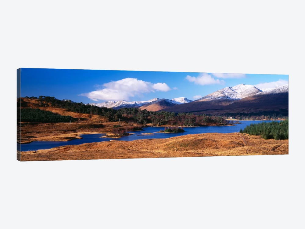 Mountainside Landscape Featuring Loch Tulla, Argyll and Bute, Scotland, United Kingdom by Panoramic Images 1-piece Art Print