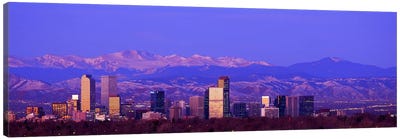 Denver, Colorado, USA #2 Canvas Art Print - Panoramic Cityscapes