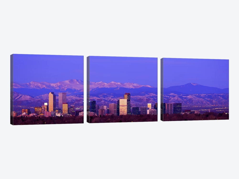 Denver, Colorado, USA #2 by Panoramic Images 3-piece Canvas Artwork