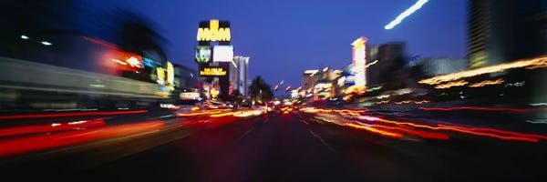 Nevada: The Strip at dusk, Las Vegas, Nevada, USA #2 by Panoramic Images