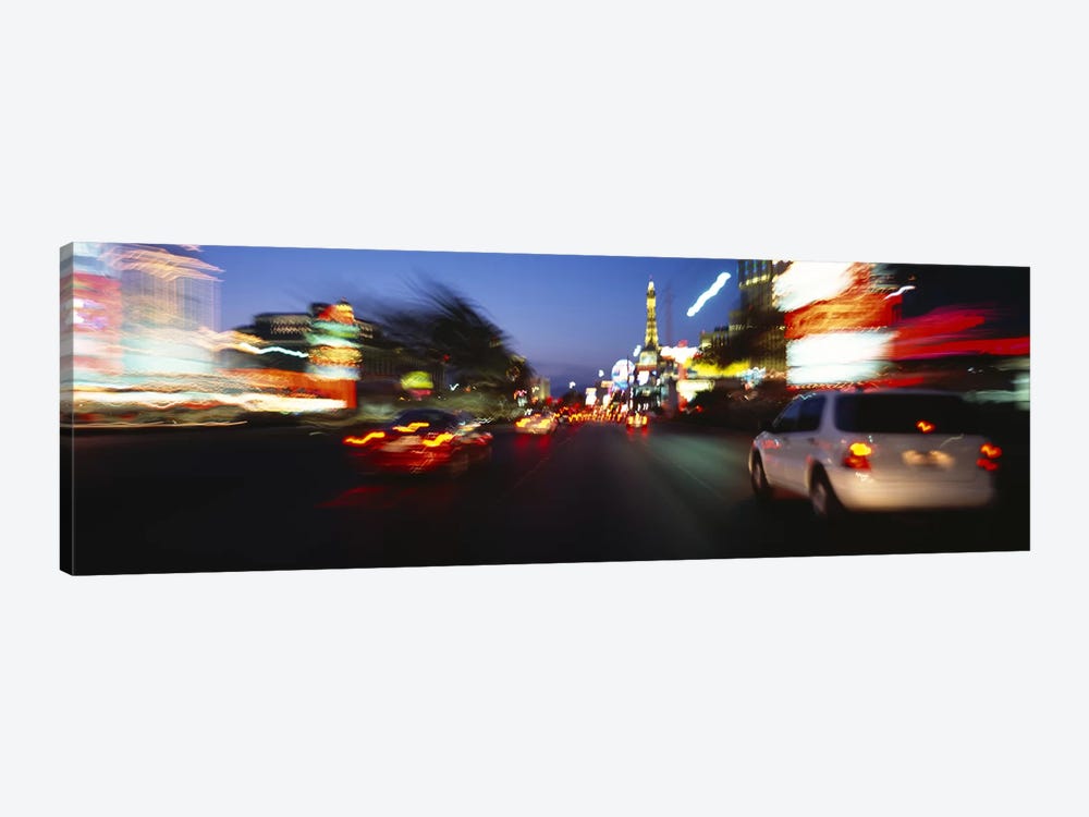 The Strip At Dusk, Las Vegas, Nevada, USA #3 by Panoramic Images 1-piece Canvas Art