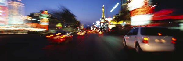 Nevada: The Strip At Dusk, Las Vegas, Nevada, USA #3 by Panoramic Images