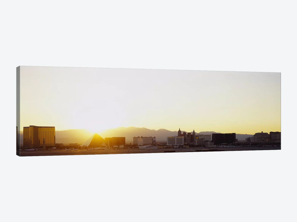 Sunrise over a city, Las Vegas, Nevada, USA by Panoramic Images 1-piece Art Print