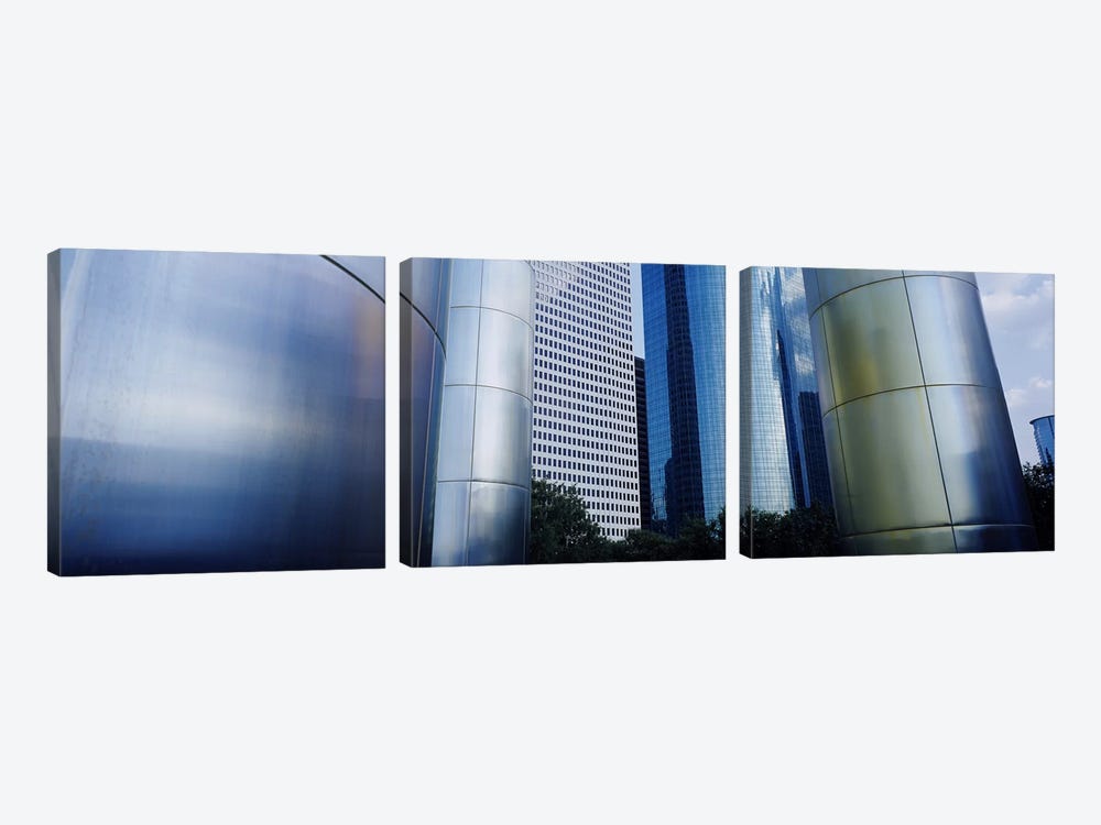Buildings in a city, Houston, Texas, USA #2 by Panoramic Images 3-piece Canvas Wall Art