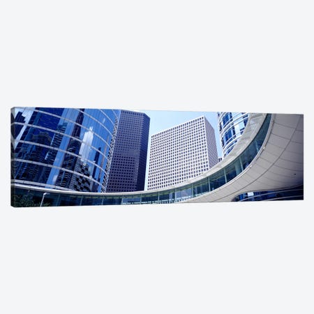 Low angle view of buildings in a city, Enron Center, Houston, Texas, USA Canvas Print #PIM3636} by Panoramic Images Canvas Wall Art