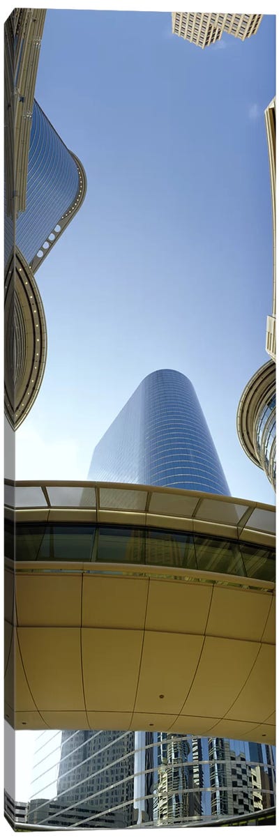 Low angle view of buildings in a city, Enron Center, Houston, Texas, USA #2 Canvas Art Print - Texas Art