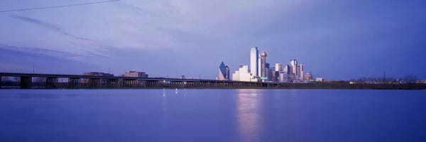 Texas: Buildings on the waterfront, Dallas, Texas, USA by Panoramic Images