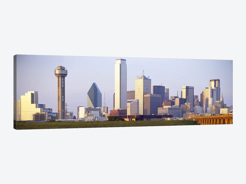 Buildings in a city, Dallas, Texas, USA #3 by Panoramic Images 1-piece Canvas Print