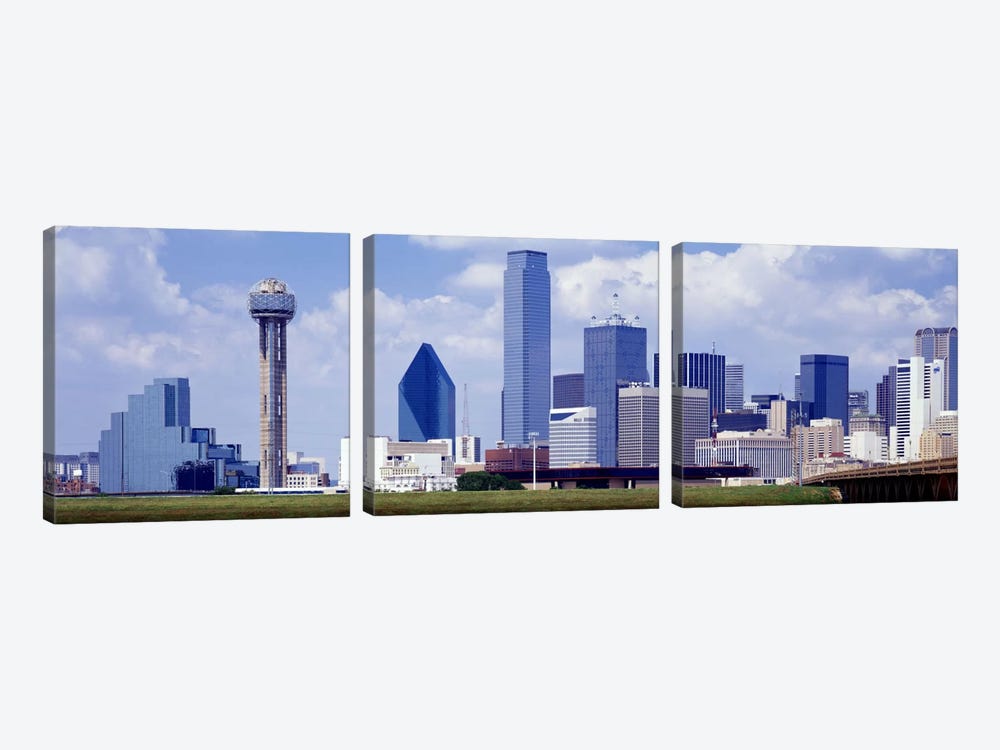 Dallas, Texas, USA #2 by Panoramic Images 3-piece Canvas Art