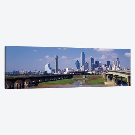 Office Buildings In A City, Dallas, Texas, USA Canvas Print #PIM3643} by Panoramic Images Canvas Wall Art