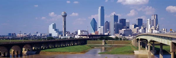 Dallas Skylines: Office Buildings In A City, Dallas, Texas, USA by Panoramic Images