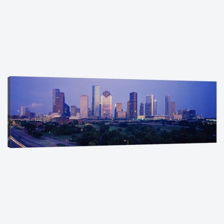 Buildings in a city, Houston, Texas, USA #3 Canvas Print #PIM3644} by Panoramic Images Canvas Print