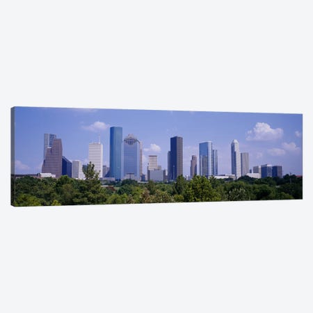 Buildings in a cityHouston, Texas, USA Canvas Print #PIM3648} by Panoramic Images Canvas Wall Art