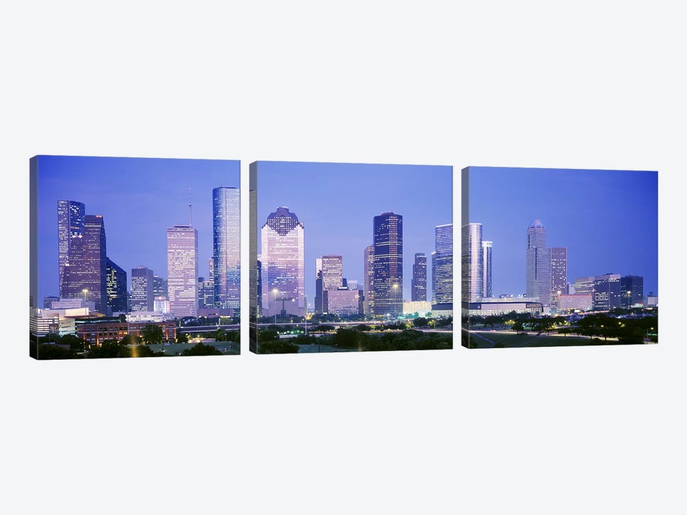HoustonTexas, USA by Panoramic Images 3-piece Canvas Print