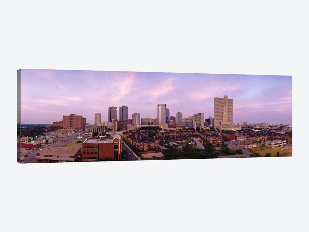 Skyscrapers in a cityFort Worth, Texas, USA by Panoramic Images 1-piece Canvas Art Print