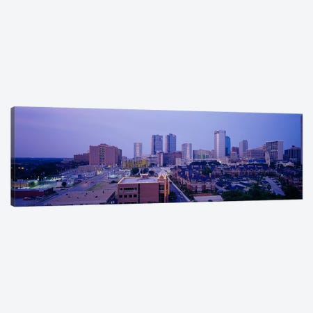 High angle view of a cityFort Worth, Texas, USA Canvas Print #PIM3656} by Panoramic Images Canvas Artwork