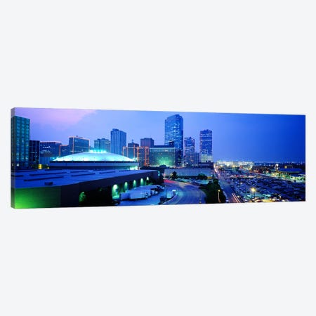 Downtown Skyline, Fort Worth, Texas, USA Canvas Print #PIM3657} by Panoramic Images Canvas Art