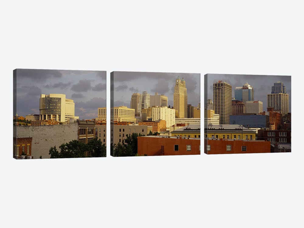 Buildings in a cityKansas City, Missouri, USA by Panoramic Images 3-piece Canvas Wall Art