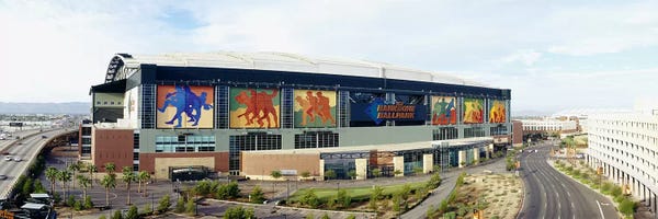 Phoenix: High angle view of a baseball stadiumBank One Ballpark, Phoenix, Arizona, USA by Panoramic Images