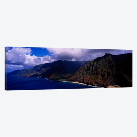 Coastal Landscape, Na Pali Coast State Park, Kaua'i, Hawaii, USA Canvas Print #PIM366} by Panoramic Images Canvas Art