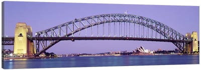 Sydney Harbor Bridge, Sydney, New South Wales, Australia Canvas Art Print - New South Wales Art