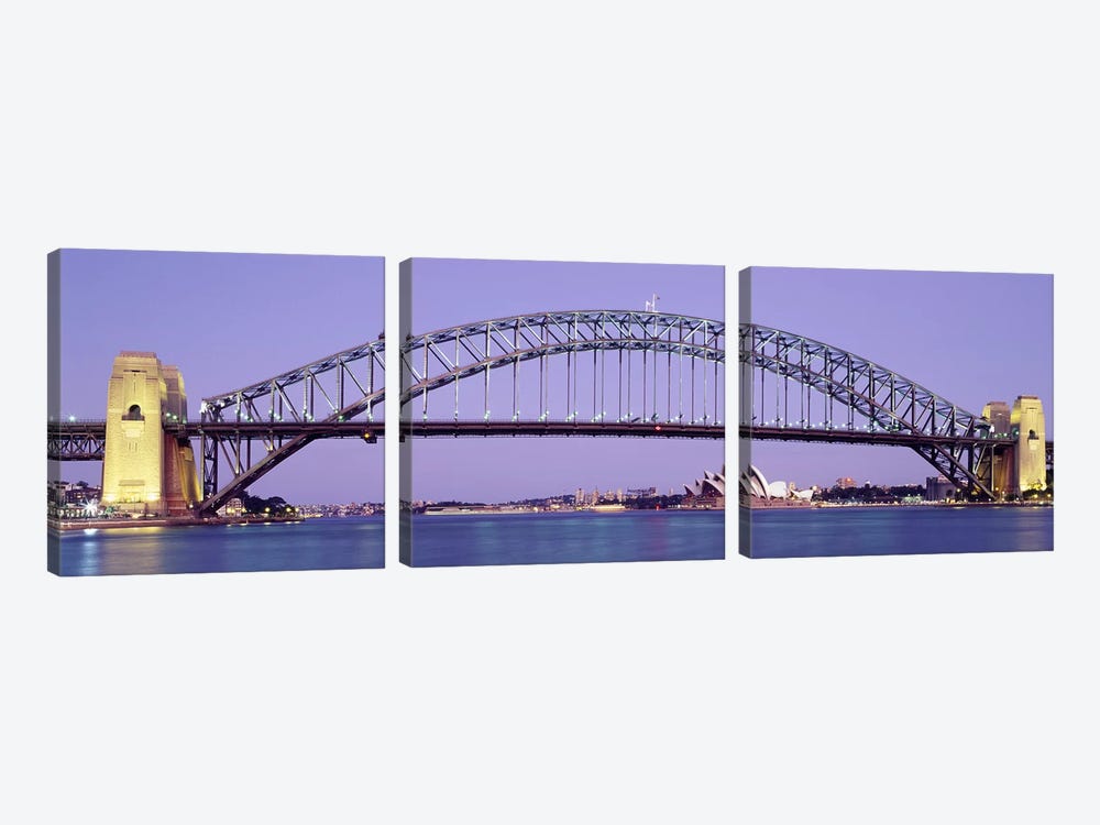 Sydney Harbor Bridge, Sydney, New South Wales, Australia by Panoramic Images 3-piece Art Print