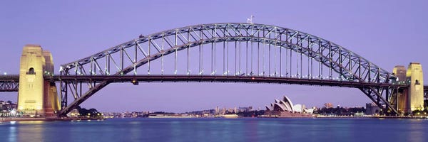 Australia: Sydney Harbor Bridge, Sydney, New South Wales, Australia by Panoramic Images
