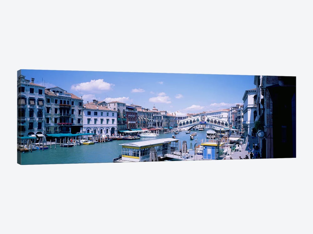 Rialto and Grand Canal Venice Italy by Panoramic Images 1-piece Canvas Art Print