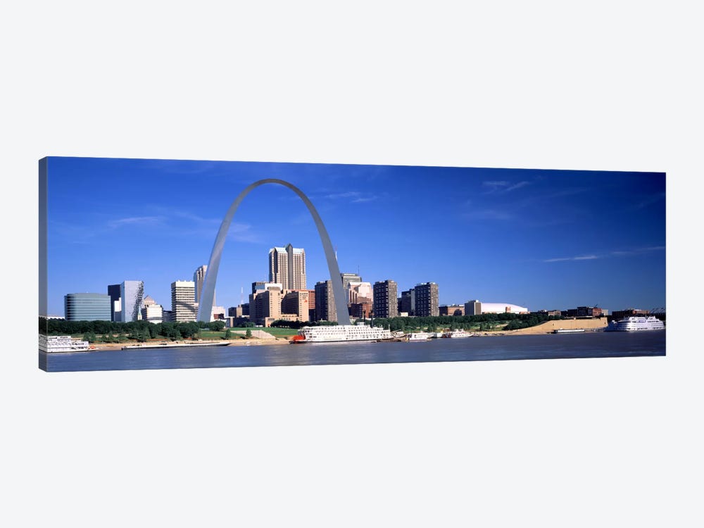 Skyline Gateway Arch St Louis MO USA by Panoramic Images 1-piece Art Print