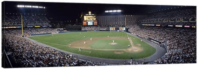 Baseball Game Camden Yards Baltimore MD Canvas Art Print - Stadium Art