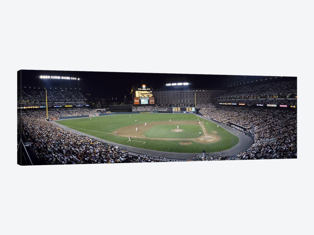 Baseball Game Camden Yards Baltimore MD by Panoramic Images 1-piece Canvas Wall Art
