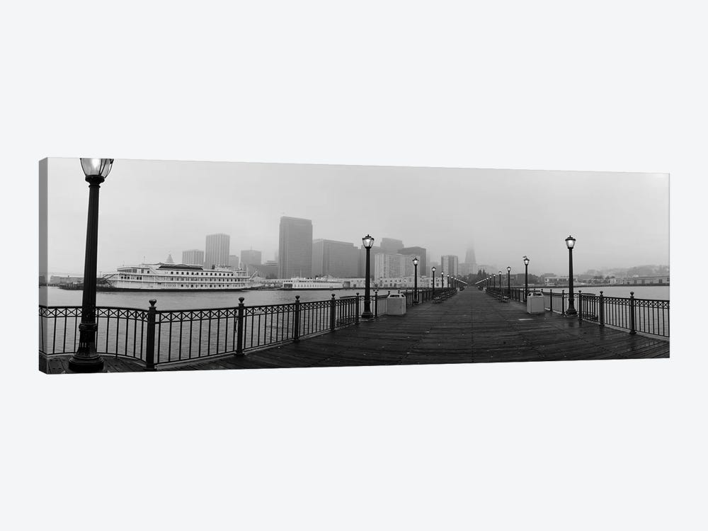Street lamps on a bridgeSan Francisco, California, USA by Panoramic Images 1-piece Canvas Artwork