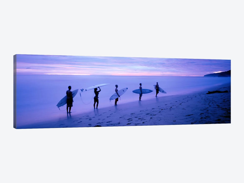 Surfers on Beach Costa Rica by Panoramic Images 1-piece Canvas Art Print