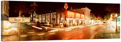 Sloppy Joe's Bar, Duval Street, Key West, Monroe County, Florida, USA Canvas Art Print - City Street Art